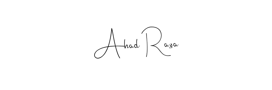 Use a signature maker to create a handwritten signature online. With this signature software, you can design (Andilay-7BmLP) your own signature for name Ahad Raza. Ahad Raza signature style 4 images and pictures png