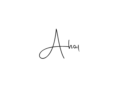 How to Draw Ahal signature style? Andilay-7BmLP is a latest design signature styles for name Ahal. Ahal signature style 4 images and pictures png