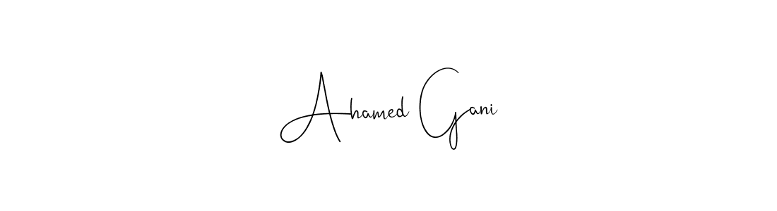Here are the top 10 professional signature styles for the name Ahamed Gani. These are the best autograph styles you can use for your name. Ahamed Gani signature style 4 images and pictures png