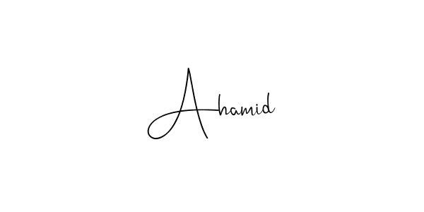 How to Draw Ahamid signature style? Andilay-7BmLP is a latest design signature styles for name Ahamid. Ahamid signature style 4 images and pictures png