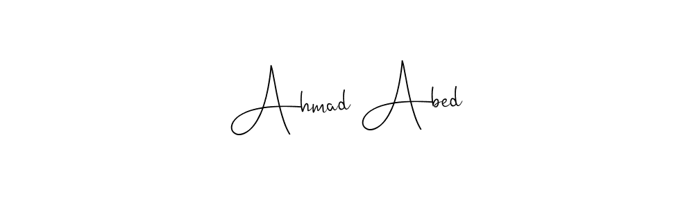 It looks lik you need a new signature style for name Ahmad Abed. Design unique handwritten (Andilay-7BmLP) signature with our free signature maker in just a few clicks. Ahmad Abed signature style 4 images and pictures png