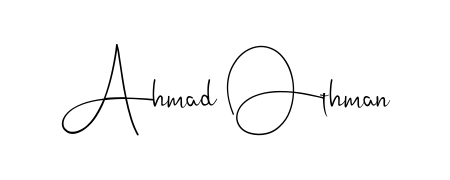 Enhance your business communications with Ahmad Othman signature in Andilay-7BmLP lettering. Clean, modern, and universally compatible. Ahmad Othman signature style 4 images and pictures png