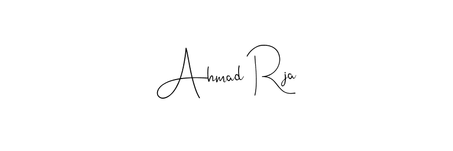 Make a beautiful signature design for name Ahmad Rja. Use this online signature maker to create a handwritten signature for free. Ahmad Rja signature style 4 images and pictures png