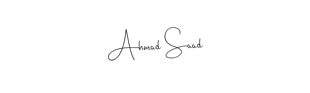 Also we have Ahmad Saad name is the best signature style. Create professional handwritten signature collection using Andilay-7BmLP autograph style. Ahmad Saad signature style 4 images and pictures png
