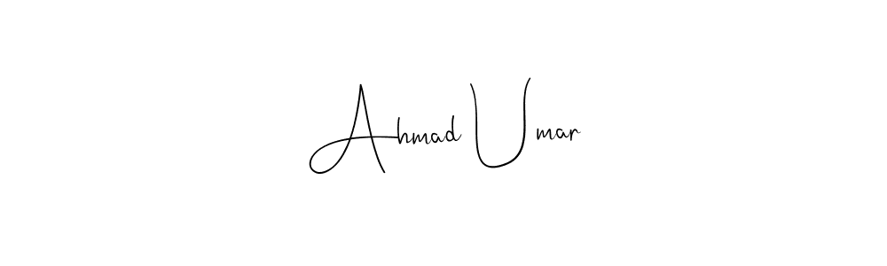 How to make Ahmad Umar signature? Andilay-7BmLP is a professional autograph style. Create handwritten signature for Ahmad Umar name. Ahmad Umar signature style 4 images and pictures png