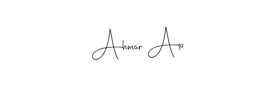 Also we have Ahmar Alo name is the best signature style. Create professional handwritten signature collection using Andilay-7BmLP autograph style. Ahmar Alo signature style 4 images and pictures png