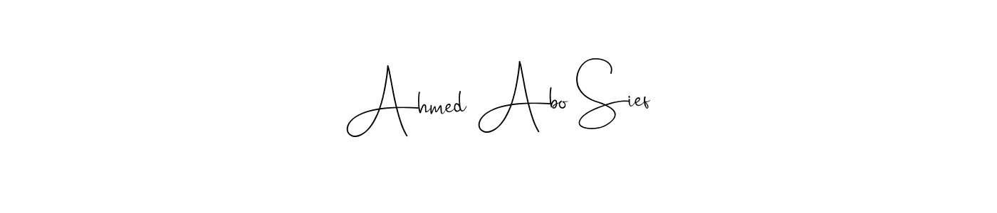 Also we have Ahmed Abo Sief name is the best signature style. Create professional handwritten signature collection using Andilay-7BmLP autograph style. Ahmed Abo Sief signature style 4 images and pictures png