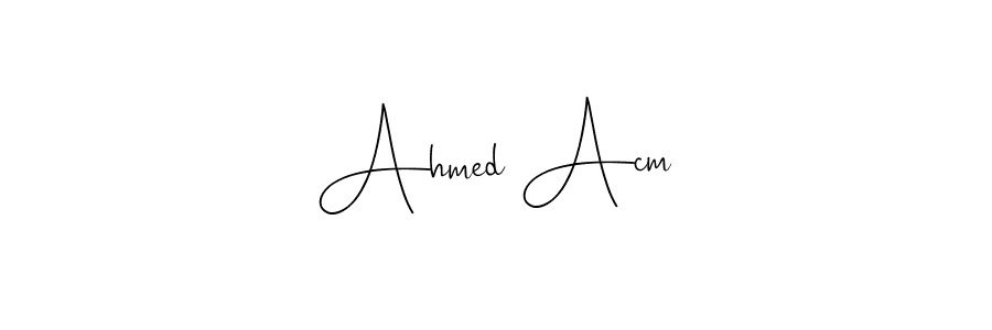 Once you've used our free online signature maker to create your best signature Andilay-7BmLP style, it's time to enjoy all of the benefits that Ahmed Acm name signing documents. Ahmed Acm signature style 4 images and pictures png