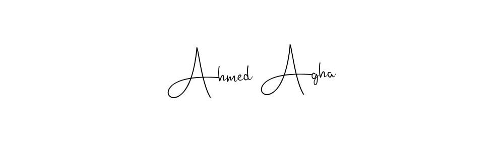 Also You can easily find your signature by using the search form. We will create Ahmed Agha name handwritten signature images for you free of cost using Andilay-7BmLP sign style. Ahmed Agha signature style 4 images and pictures png