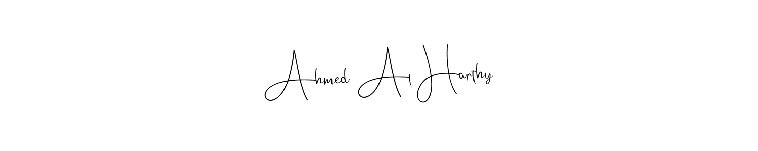 Also we have Ahmed Al Harthy name is the best signature style. Create professional handwritten signature collection using Andilay-7BmLP autograph style. Ahmed Al Harthy signature style 4 images and pictures png