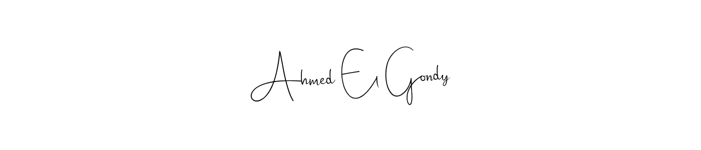 Best and Professional Signature Style for Ahmed El Gondy. Andilay-7BmLP Best Signature Style Collection. Ahmed El Gondy signature style 4 images and pictures png