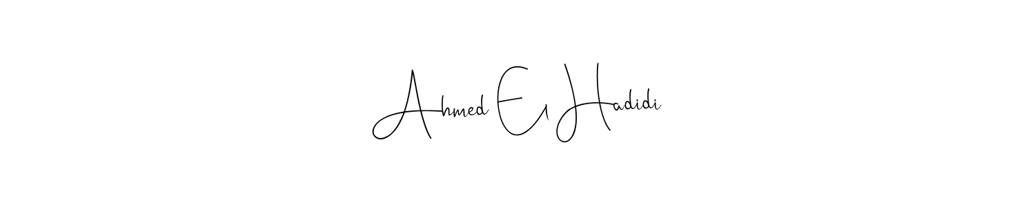 Make a beautiful signature design for name Ahmed El Hadidi. Use this online signature maker to create a handwritten signature for free. Ahmed El Hadidi signature style 4 images and pictures png