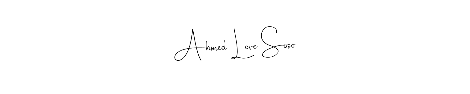 This is the best signature style for the Ahmed Love Soso name. Also you like these signature font (Andilay-7BmLP). Mix name signature. Ahmed Love Soso signature style 4 images and pictures png