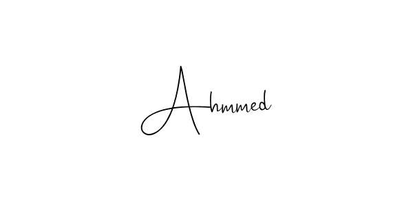 Also we have Ahmmed name is the best signature style. Create professional handwritten signature collection using Andilay-7BmLP autograph style. Ahmmed signature style 4 images and pictures png