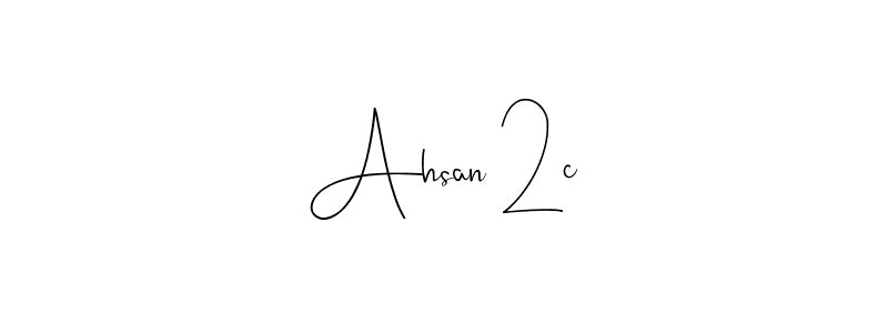 This is the best signature style for the Ahsan 2c name. Also you like these signature font (Andilay-7BmLP). Mix name signature. Ahsan 2c signature style 4 images and pictures png