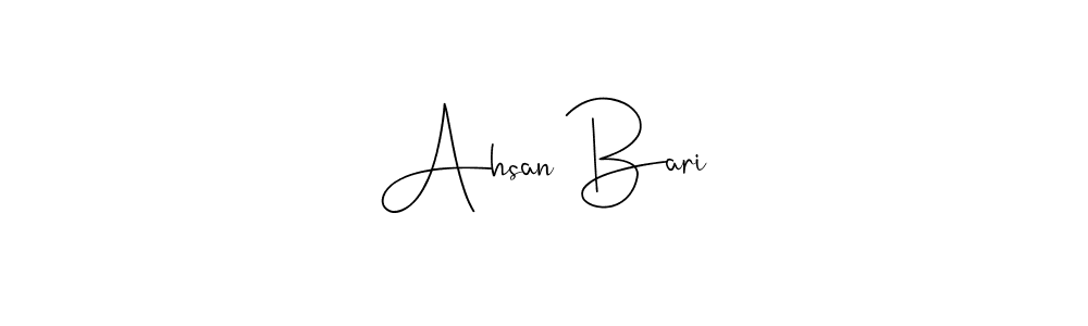 Once you've used our free online signature maker to create your best signature Andilay-7BmLP style, it's time to enjoy all of the benefits that Ahsan Bari name signing documents. Ahsan Bari signature style 4 images and pictures png