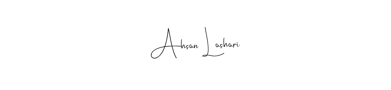 Ahsan Lashari stylish signature style. Best Handwritten Sign (Andilay-7BmLP) for my name. Handwritten Signature Collection Ideas for my name Ahsan Lashari. Ahsan Lashari signature style 4 images and pictures png