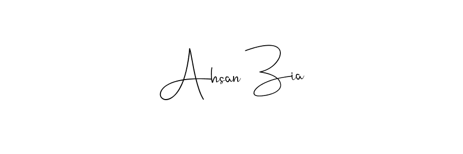 You can use this online signature creator to create a handwritten signature for the name Ahsan Zia. This is the best online autograph maker. Ahsan Zia signature style 4 images and pictures png