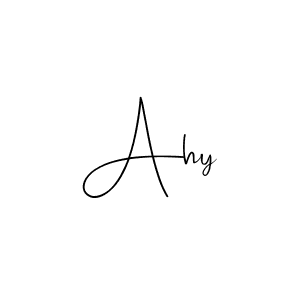Make a beautiful signature design for name Ahy. With this signature (Andilay-7BmLP) style, you can create a handwritten signature for free. Ahy signature style 4 images and pictures png