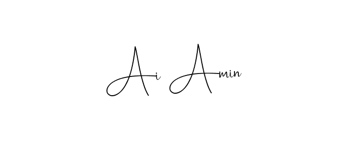 How to make Ai Amin signature? Andilay-7BmLP is a professional autograph style. Create handwritten signature for Ai Amin name. Ai Amin signature style 4 images and pictures png