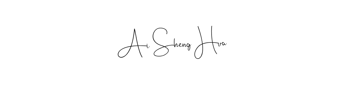 You can use this online signature creator to create a handwritten signature for the name Ai Sheng Hua. This is the best online autograph maker. Ai Sheng Hua signature style 4 images and pictures png