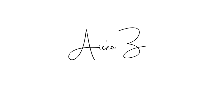 Use a signature maker to create a handwritten signature online. With this signature software, you can design (Andilay-7BmLP) your own signature for name Aicha Z. Aicha Z signature style 4 images and pictures png