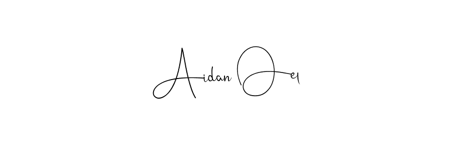 Make a beautiful signature design for name Aidan Oel. With this signature (Andilay-7BmLP) style, you can create a handwritten signature for free. Aidan Oel signature style 4 images and pictures png