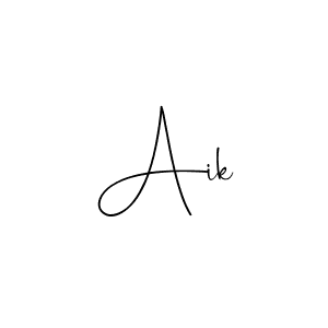 The best way (Andilay-7BmLP) to make a short signature is to pick only two or three words in your name. The name Aik include a total of six letters. For converting this name. Aik signature style 4 images and pictures png