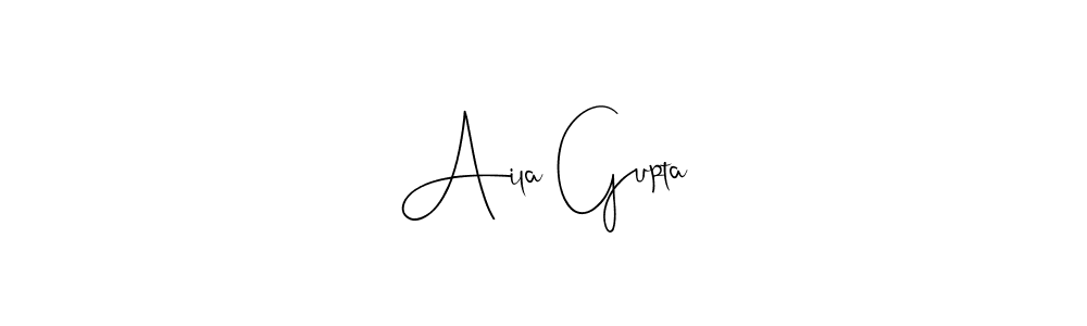 Use a signature maker to create a handwritten signature online. With this signature software, you can design (Andilay-7BmLP) your own signature for name Aila Gupta. Aila Gupta signature style 4 images and pictures png