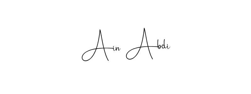 Make a short Ain Abdi signature style. Manage your documents anywhere anytime using Andilay-7BmLP. Create and add eSignatures, submit forms, share and send files easily. Ain Abdi signature style 4 images and pictures png