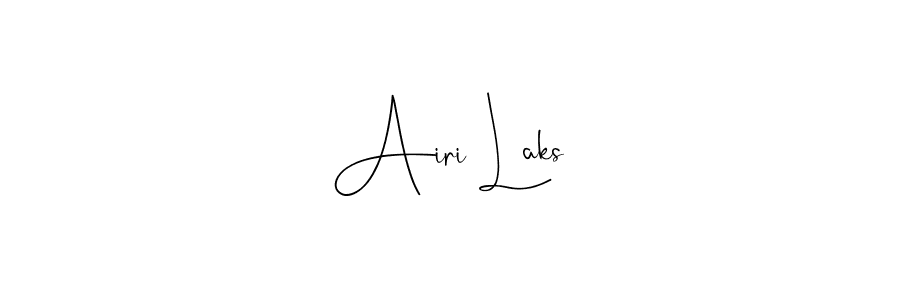 Use a signature maker to create a handwritten signature online. With this signature software, you can design (Andilay-7BmLP) your own signature for name Airi Laks. Airi Laks signature style 4 images and pictures png