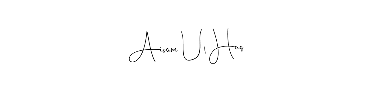 The best way (Andilay-7BmLP) to make a short signature is to pick only two or three words in your name. The name Aisam Ul Haq include a total of six letters. For converting this name. Aisam Ul Haq signature style 4 images and pictures png