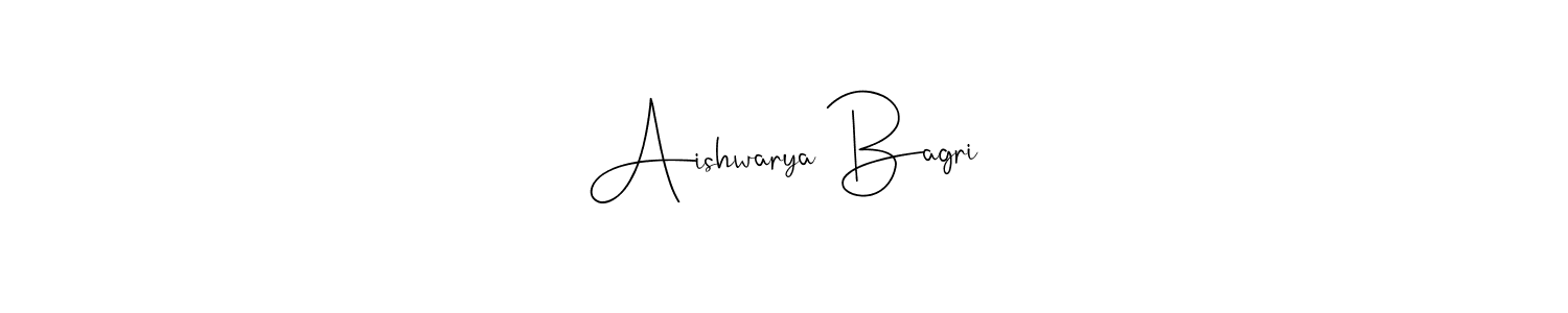 Create a beautiful signature design for name Aishwarya Bagri. With this signature (Andilay-7BmLP) fonts, you can make a handwritten signature for free. Aishwarya Bagri signature style 4 images and pictures png