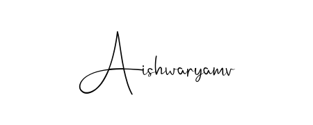 If you are searching for the best signature style for your name Aishwaryamv, here we have designed multiple signature styles using Andilay-7BmLP. Aishwaryamv signature style 4 images and pictures png