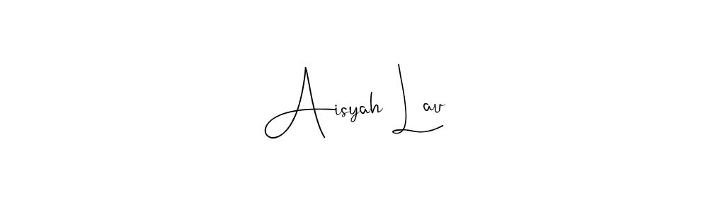 Here are the top 10 professional signature styles for the name Aisyah Lau. These are the best autograph styles you can use for your name. Aisyah Lau signature style 4 images and pictures png