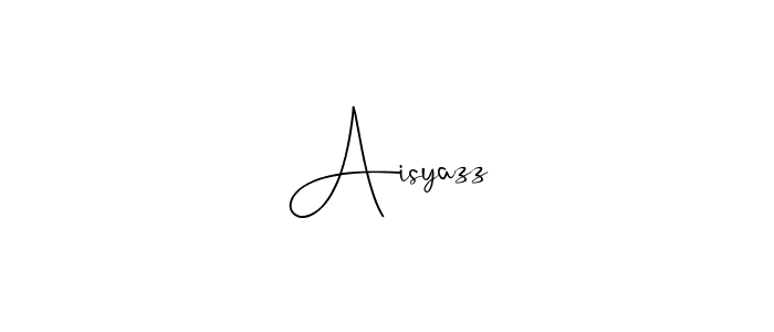 Use a signature maker to create a handwritten signature online. With this signature software, you can design (Andilay-7BmLP) your own signature for name Aisyazz. Aisyazz signature style 4 images and pictures png