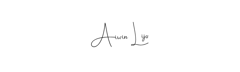 You can use this online signature creator to create a handwritten signature for the name Aiwin Lijo. This is the best online autograph maker. Aiwin Lijo signature style 4 images and pictures png