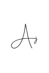 You should practise on your own different ways (Andilay-7BmLP) to write your name (Aj) in signature. don't let someone else do it for you. Aj signature style 4 images and pictures png