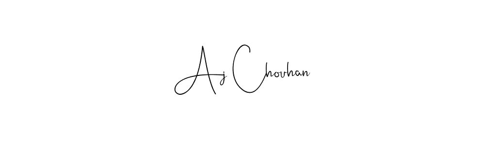 if you are searching for the best signature style for your name Aj Chouhan. so please give up your signature search. here we have designed multiple signature styles  using Andilay-7BmLP. Aj Chouhan signature style 4 images and pictures png