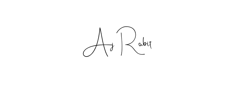 Similarly Andilay-7BmLP is the best handwritten signature design. Signature creator online .You can use it as an online autograph creator for name Aj Rabit. Aj Rabit signature style 4 images and pictures png