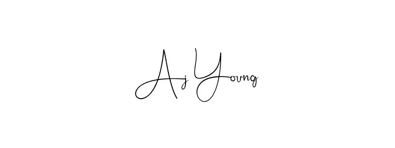 Also we have Aj Young name is the best signature style. Create professional handwritten signature collection using Andilay-7BmLP autograph style. Aj Young signature style 4 images and pictures png