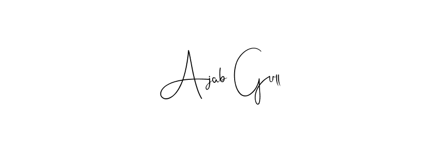 Design your own signature with our free online signature maker. With this signature software, you can create a handwritten (Andilay-7BmLP) signature for name Ajab Gull. Ajab Gull signature style 4 images and pictures png