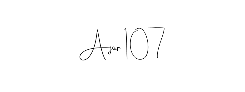 Here are the top 10 professional signature styles for the name Ajar 107. These are the best autograph styles you can use for your name. Ajar 107 signature style 4 images and pictures png