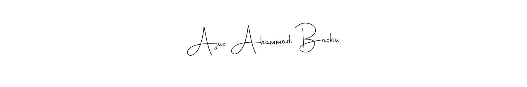 The best way (Andilay-7BmLP) to make a short signature is to pick only two or three words in your name. The name Ajas Ahammad Basha include a total of six letters. For converting this name. Ajas Ahammad Basha signature style 4 images and pictures png