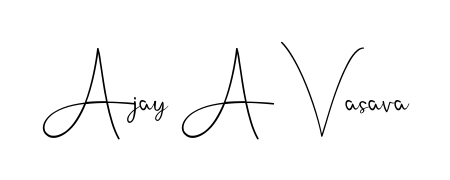 You can use this online signature creator to create a handwritten signature for the name Ajay A Vasava. This is the best online autograph maker. Ajay A Vasava signature style 4 images and pictures png