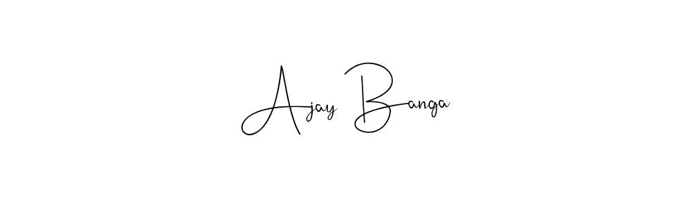 It looks lik you need a new signature style for name Ajay Banga. Design unique handwritten (Andilay-7BmLP) signature with our free signature maker in just a few clicks. Ajay Banga signature style 4 images and pictures png