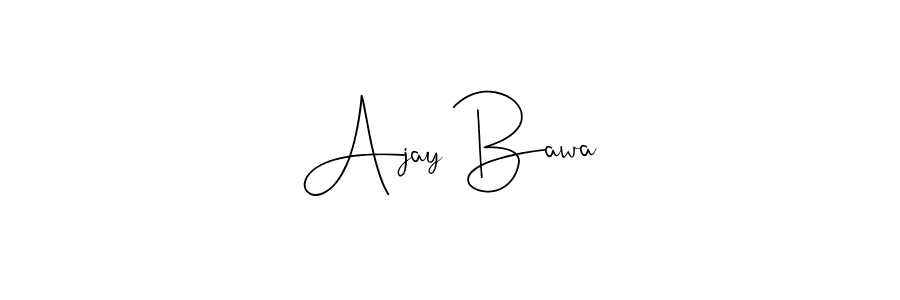 Ajay Bawa stylish signature style. Best Handwritten Sign (Andilay-7BmLP) for my name. Handwritten Signature Collection Ideas for my name Ajay Bawa. Ajay Bawa signature style 4 images and pictures png