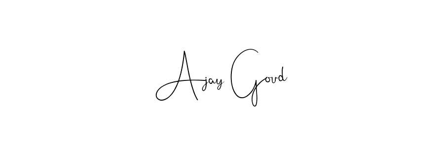 Here are the top 10 professional signature styles for the name Ajay Goud. These are the best autograph styles you can use for your name. Ajay Goud signature style 4 images and pictures png