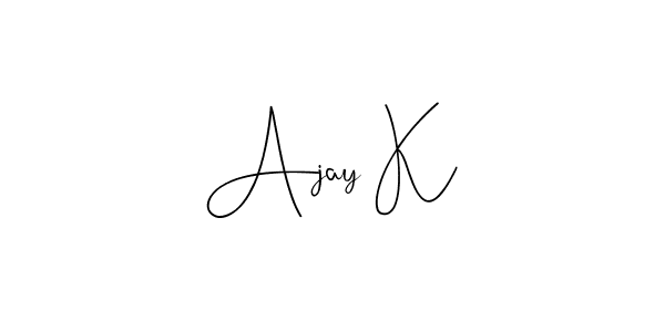 Once you've used our free online signature maker to create your best signature Andilay-7BmLP style, it's time to enjoy all of the benefits that Ajay K name signing documents. Ajay K signature style 4 images and pictures png