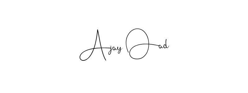 How to make Ajay Oad signature? Andilay-7BmLP is a professional autograph style. Create handwritten signature for Ajay Oad name. Ajay Oad signature style 4 images and pictures png